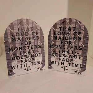 Owlcrate Metal Bookends Inspired By The Bear And The Nightingale